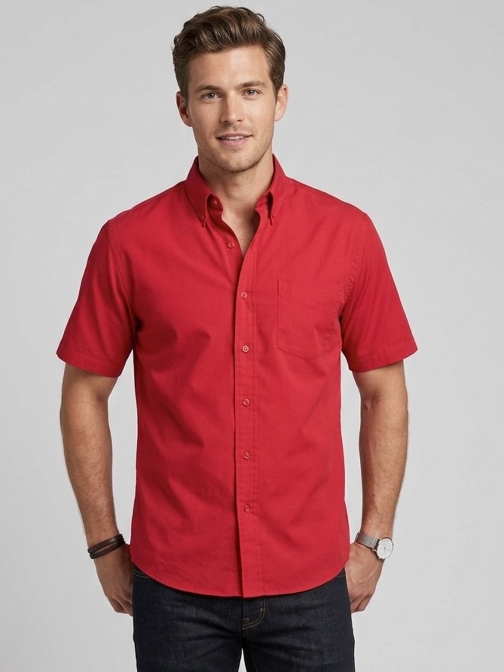 100% cotton Hathaway Sport red shirt